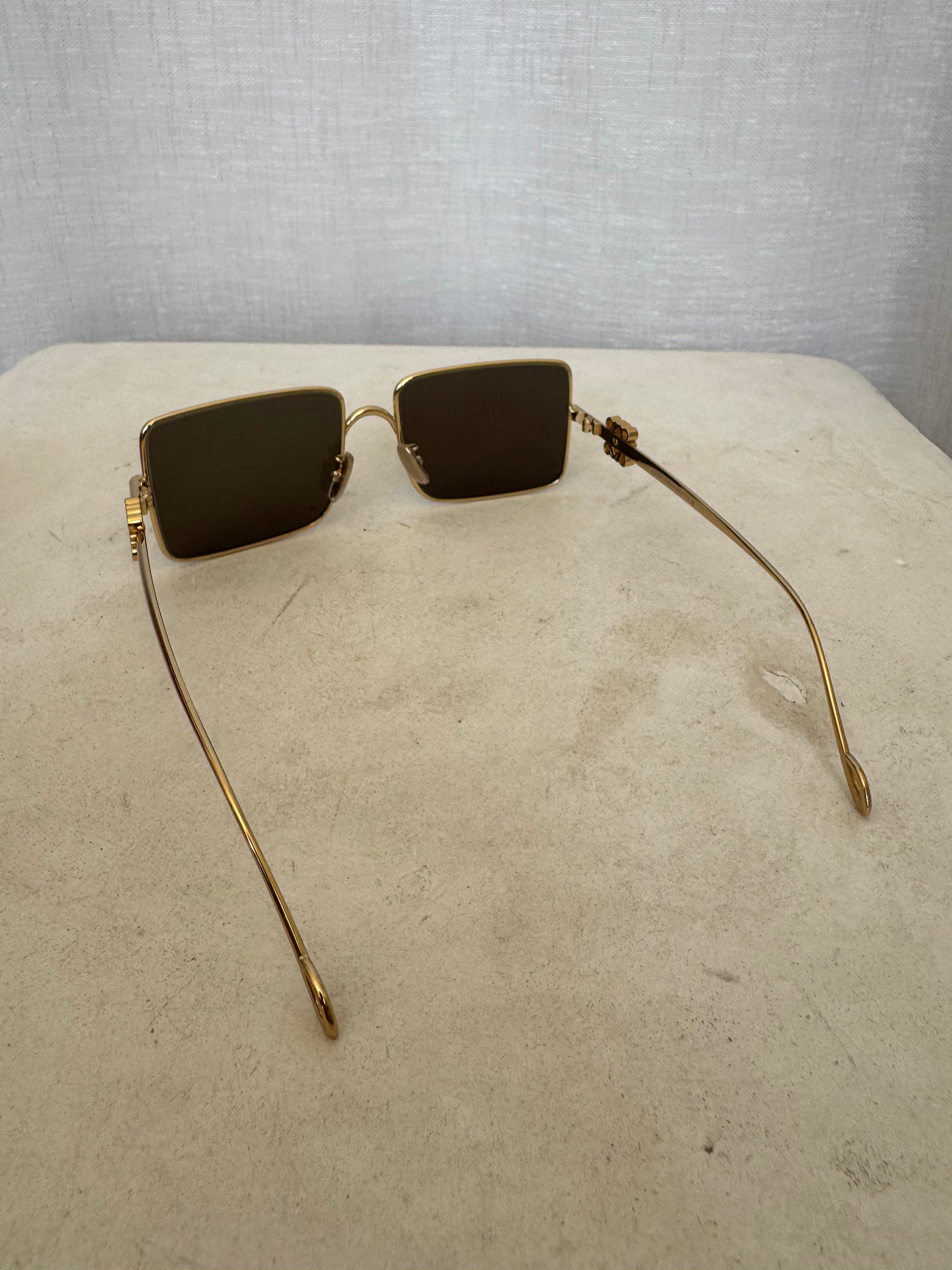 Loewe Refined Metal Sunglasses Gold Tone
