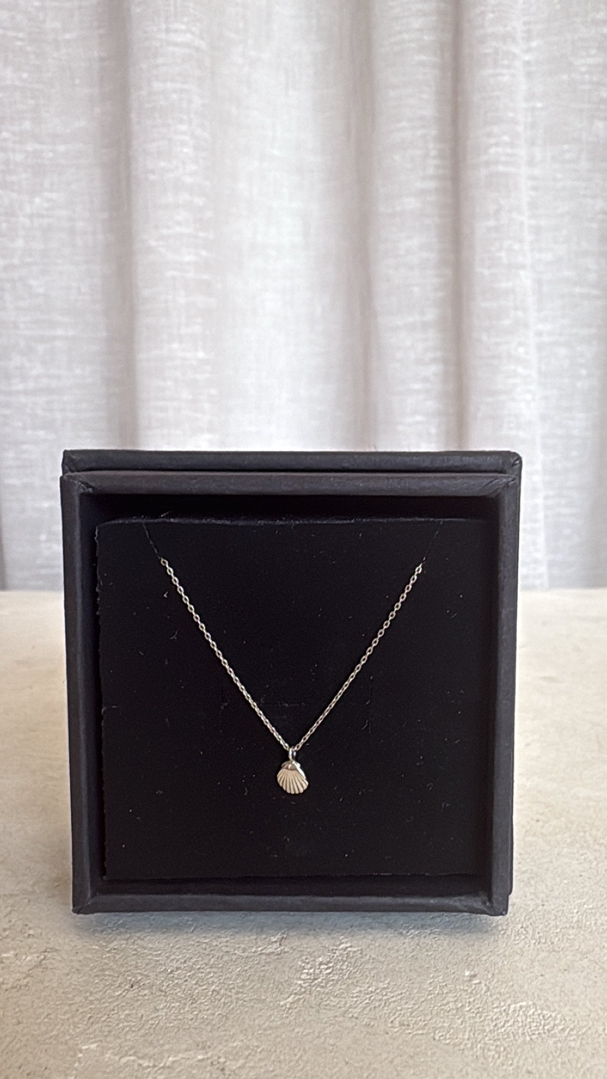 Sarah & Sebastian Silver Mini Shell Pendant Necklace