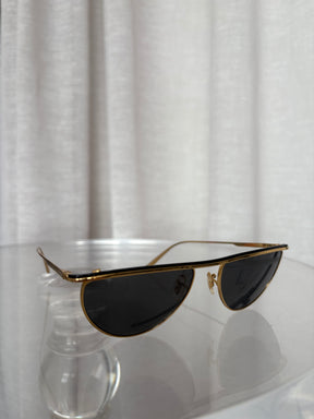 Khaite x Oliver Peoples Gold 1984C flat-top sunglasses