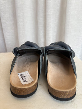 JW Anderson Grey Felt Chain Mules, 40