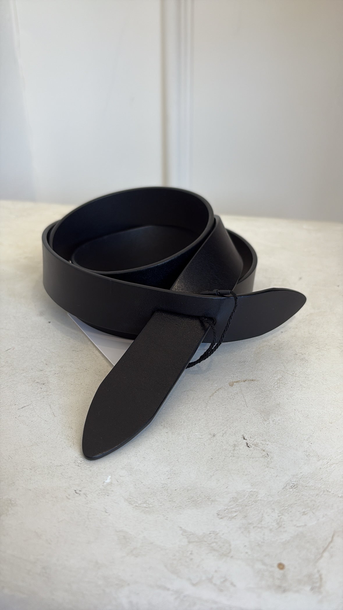 Isabel Marant Black Leather Lecce Belt