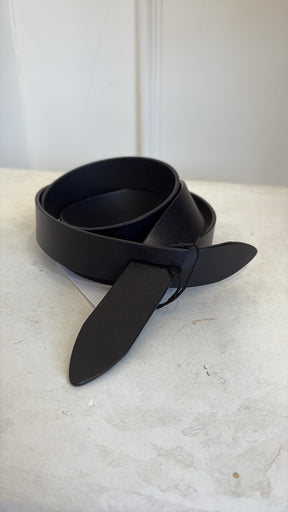 Isabel Marant Black Leather Lecce Belt