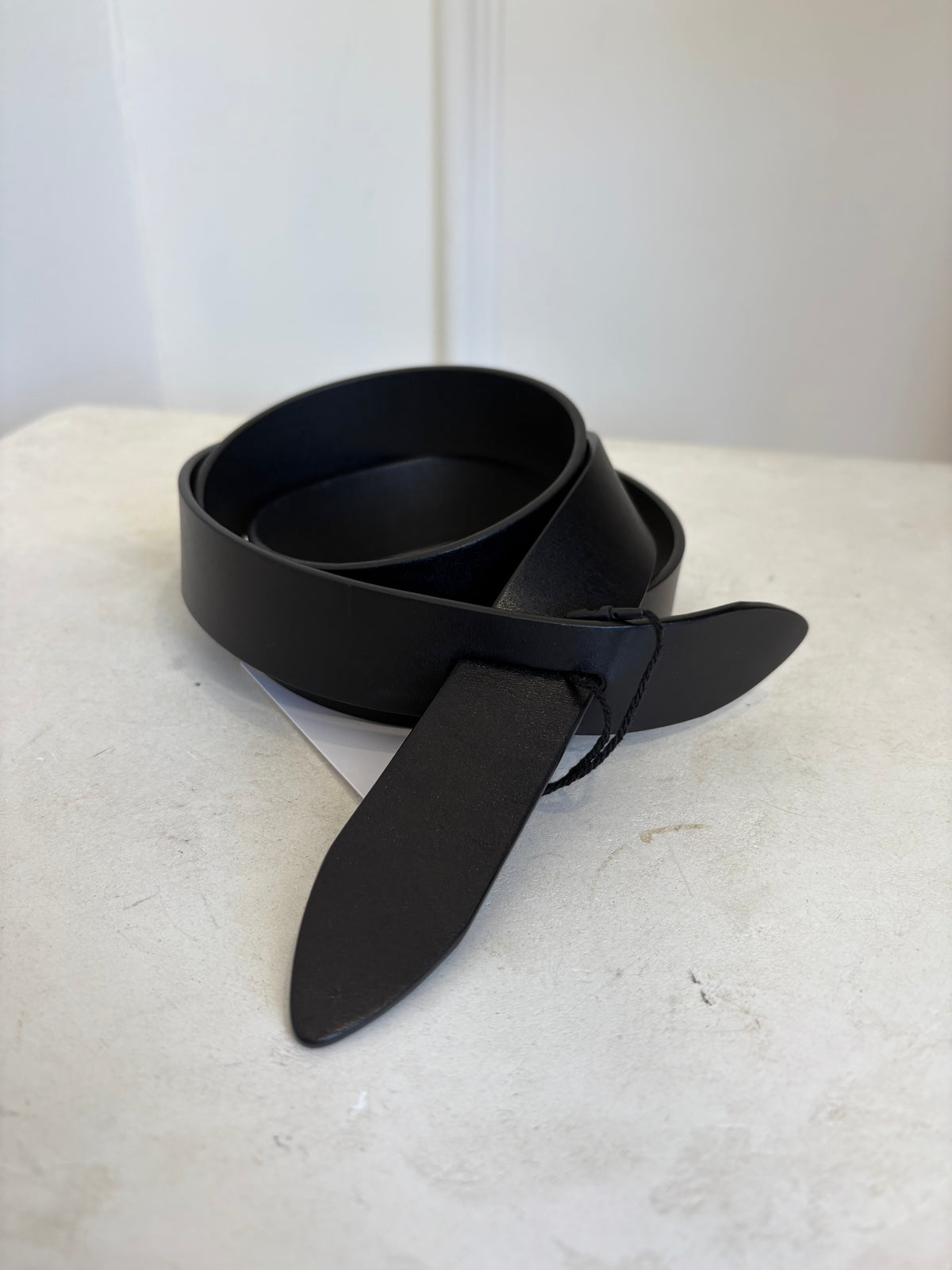 Isabel Marant Black Leather Lecce Belt