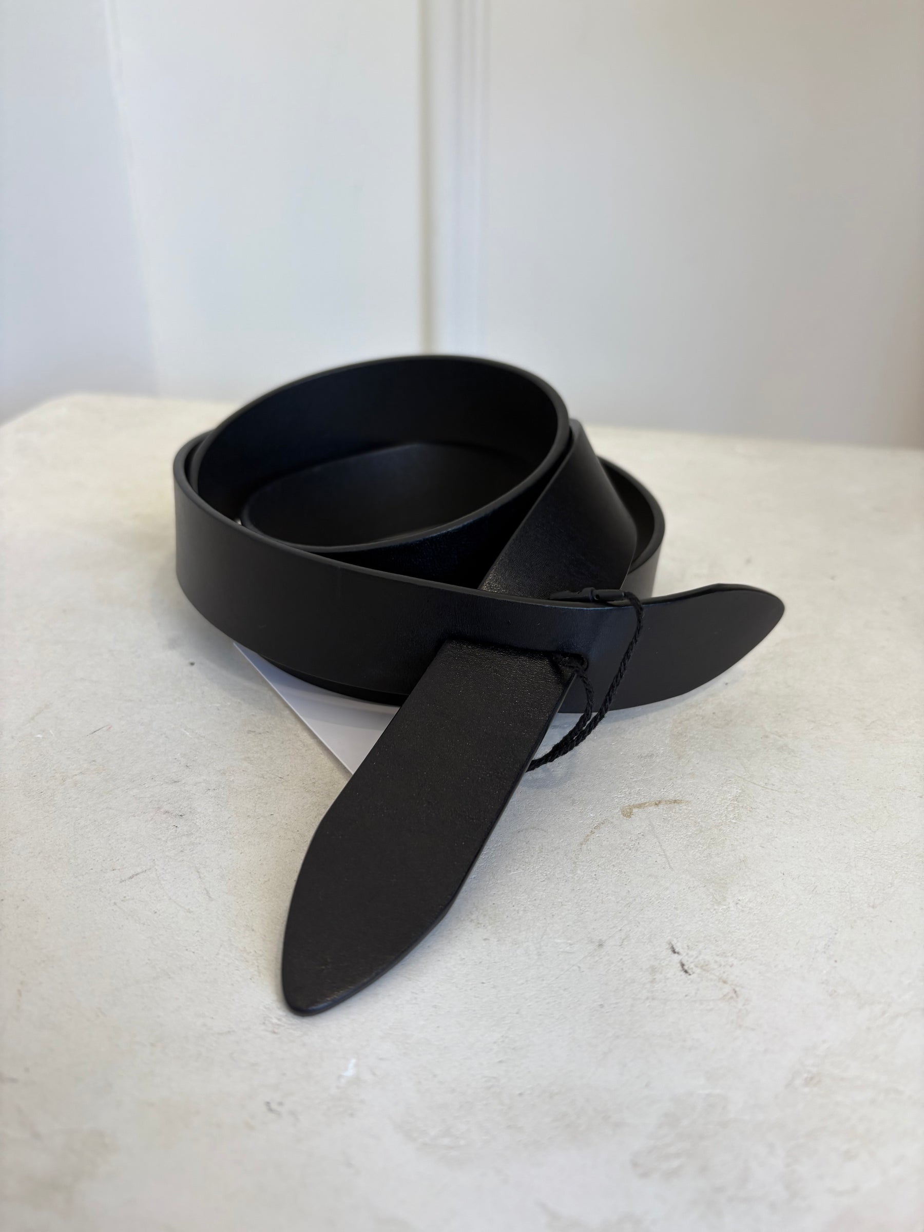 Isabel Marant Black Leather Lecce Belt