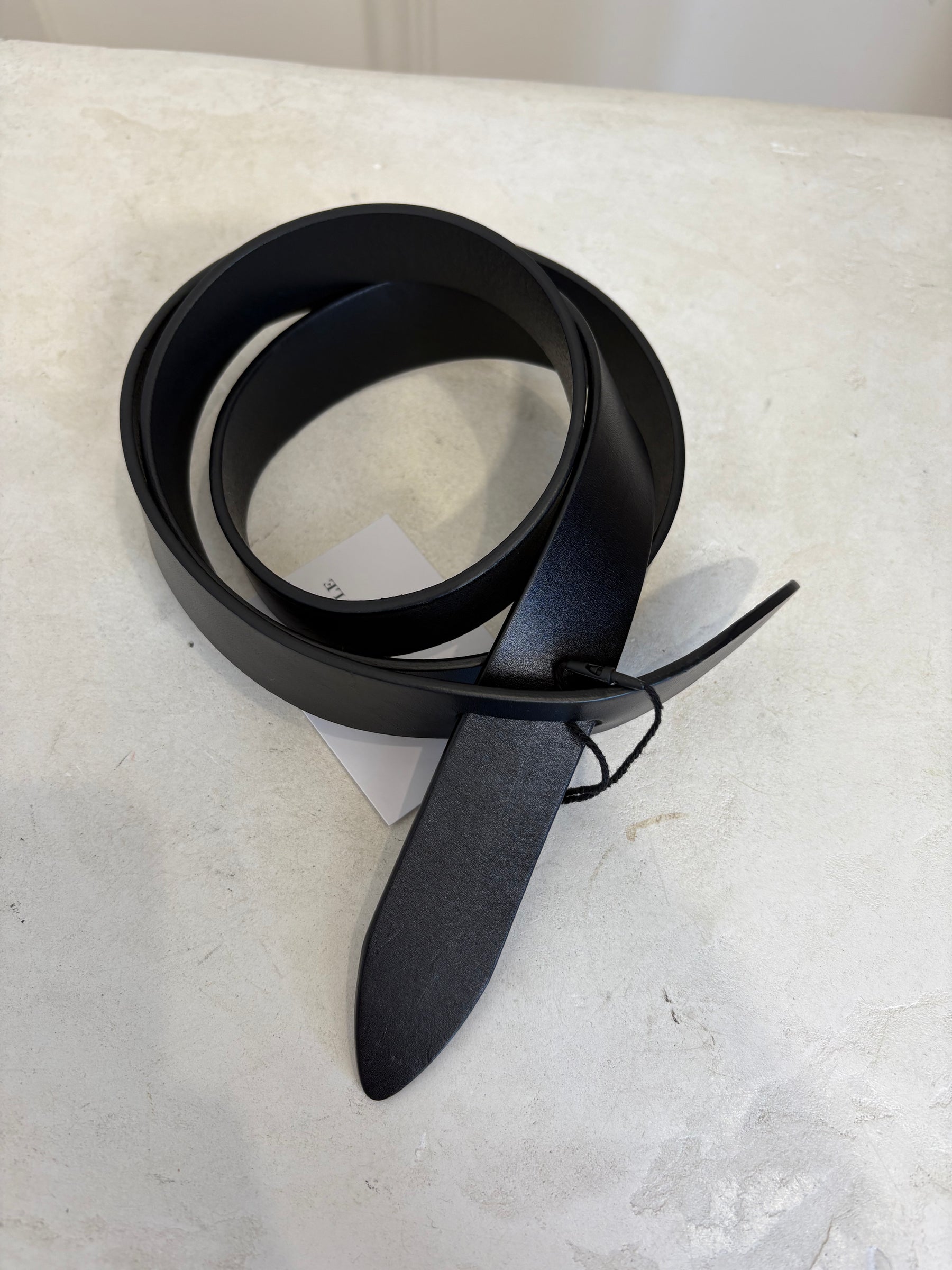 Isabel Marant Black Leather Lecce Belt