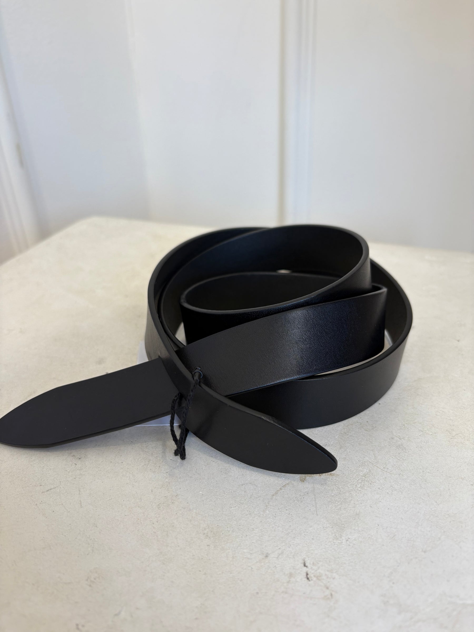 Isabel Marant Black Leather Lecce Belt