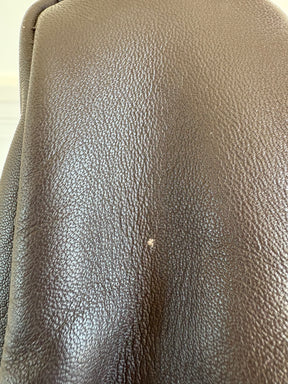 St Agni Brown Leather Crescent Bag