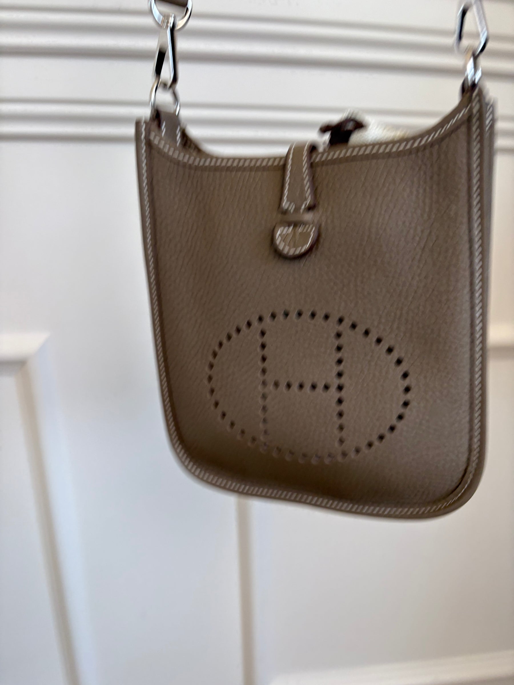 Hermès Etoupe Mini Evelyne 16 Amazone Bag