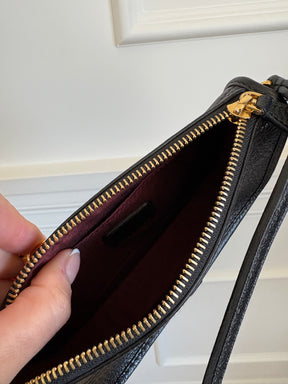 Loewe Black Grained Leather Mini Shoulder Bag