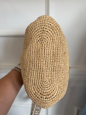 Loewe Raffia Split Crossbody Bag With Strap