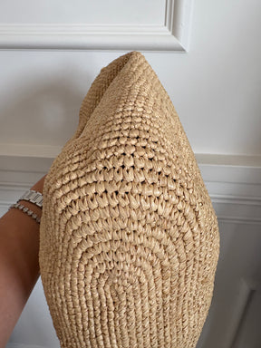 Loewe Raffia Split Crossbody Bag With Strap