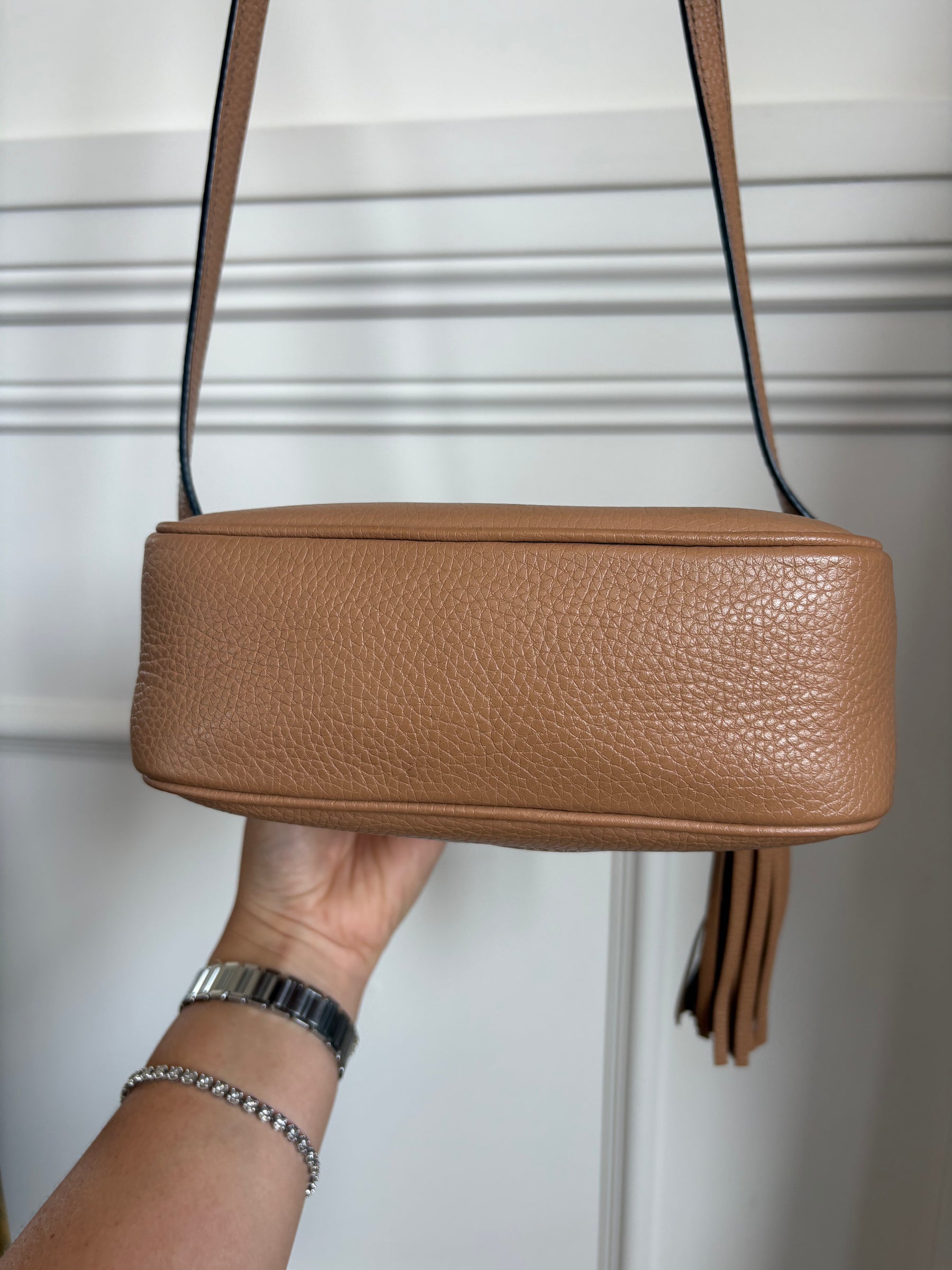 Gucci Beige Leather Soho Disco Bag