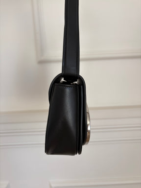 Diesel Black Leather IDR-Iconic Shoulder Bag
