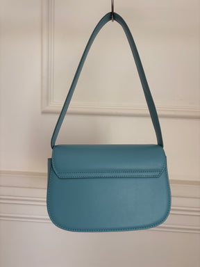 Diesel Blue Leather IDR-Iconic Shoulder Bag