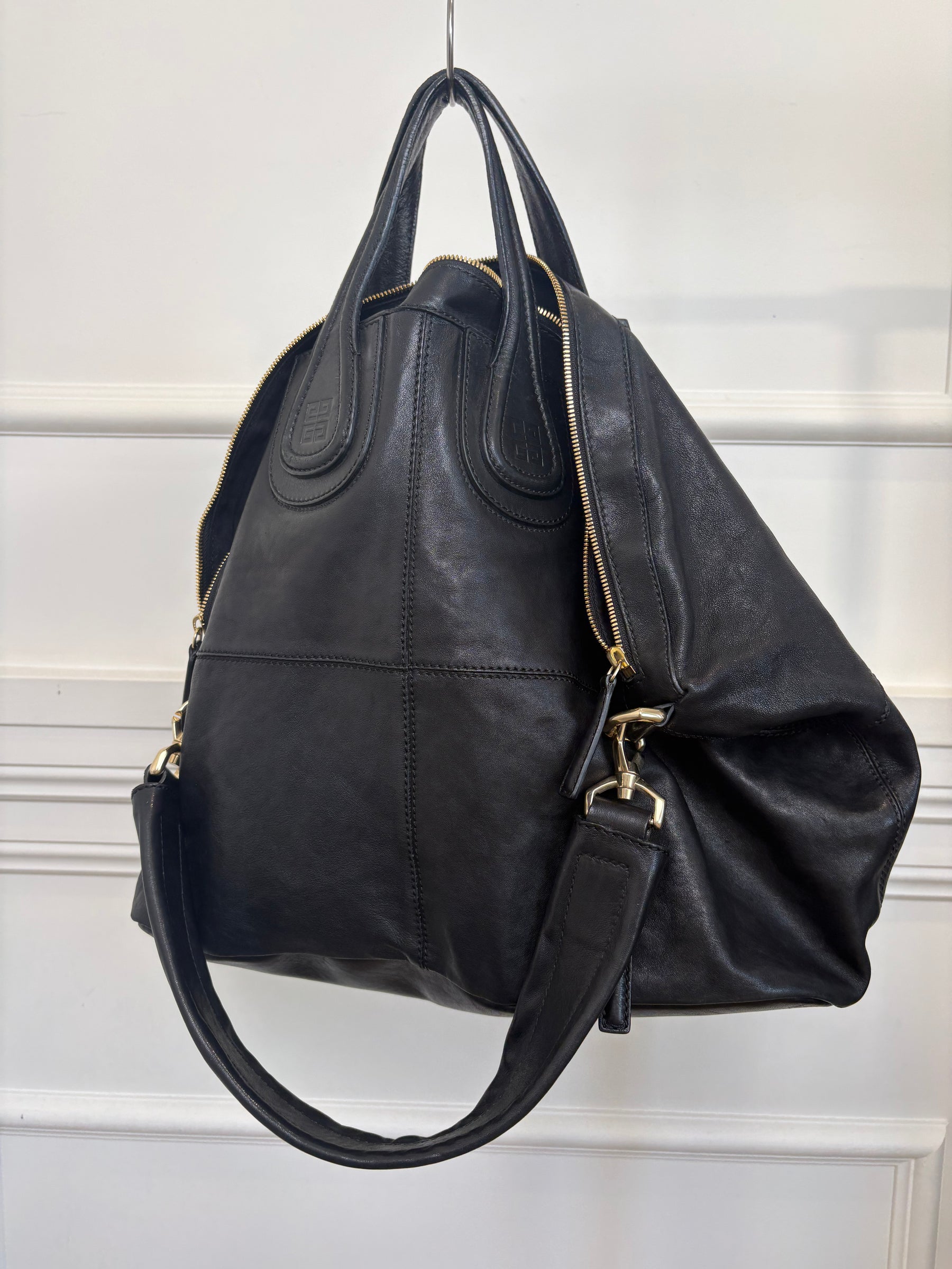 Givenchy Large Nightingale Bag In Black