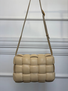Bottega Veneta Beige Padded Casette Bag