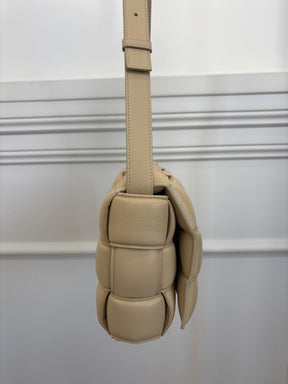 Bottega Veneta Beige Padded Casette Bag
