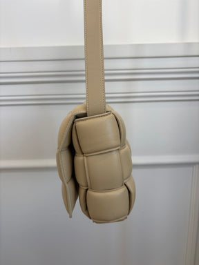 Bottega Veneta Beige Padded Casette Bag