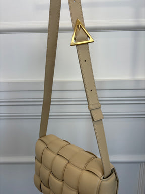Bottega Veneta Beige Padded Casette Bag