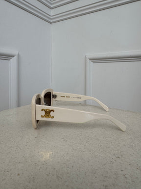 Celine Triomphe XL 01 Sunglasses in Acetate Cream