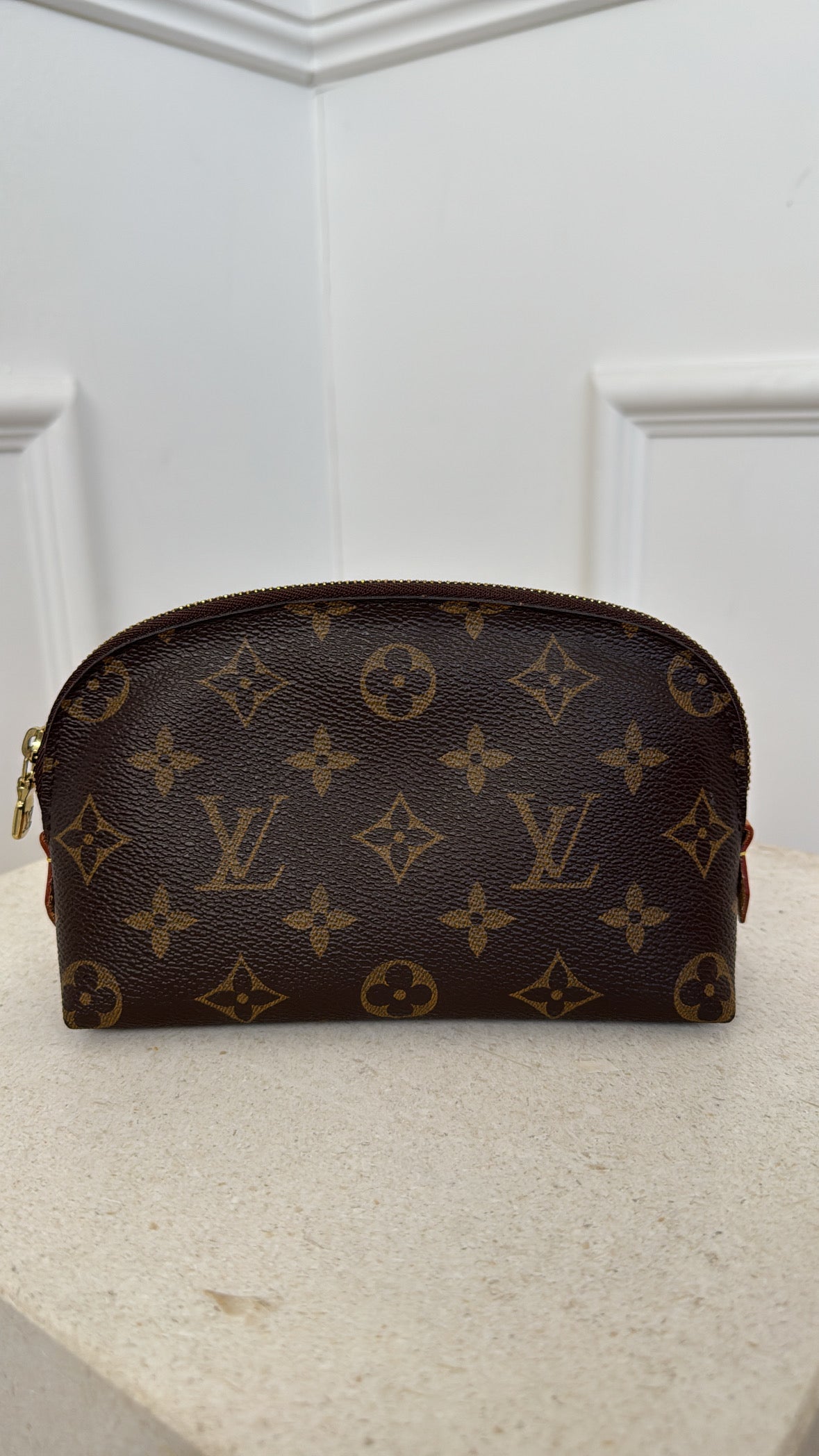 Louis Vuitton Canvas Monogram Cosmetic Pouch