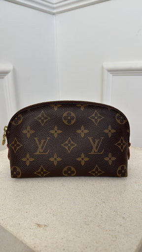 Louis Vuitton Canvas Monogram Cosmetic Pouch