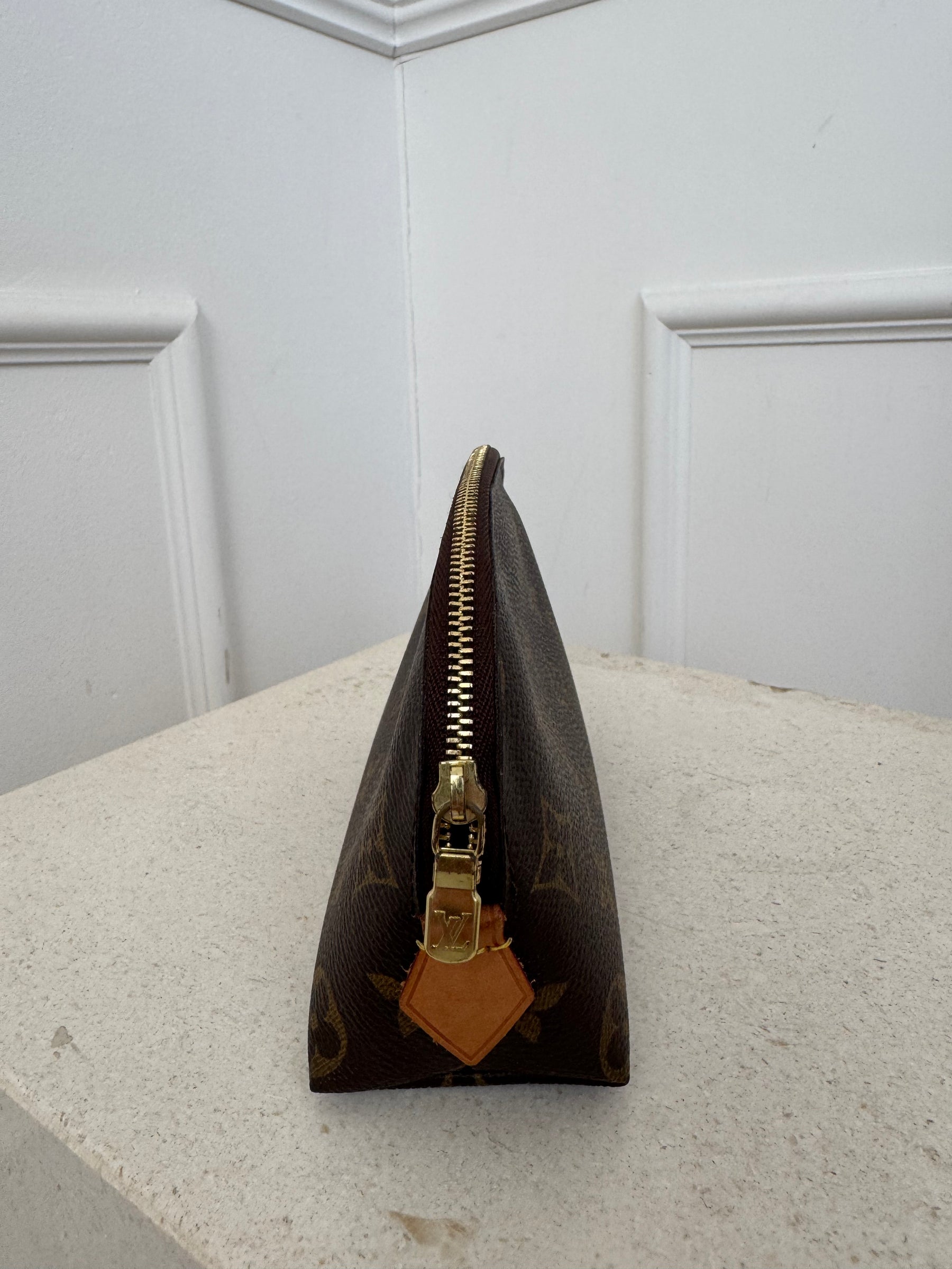 Louis Vuitton Canvas Monogram Cosmetic Pouch