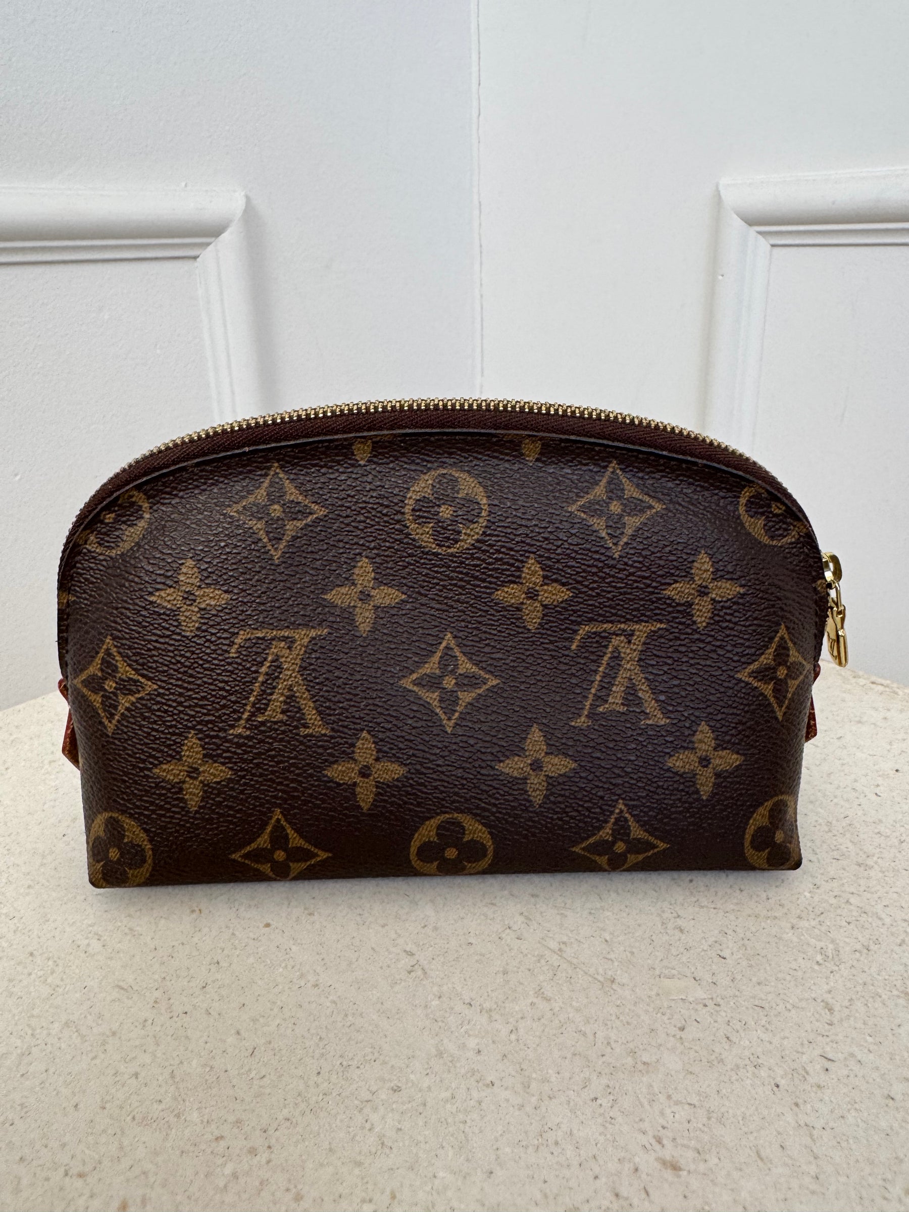 Louis Vuitton Canvas Monogram Cosmetic Pouch