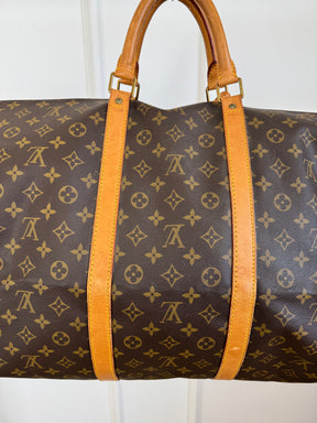 Louis Vuitton Canvas Monogram Keepall 50