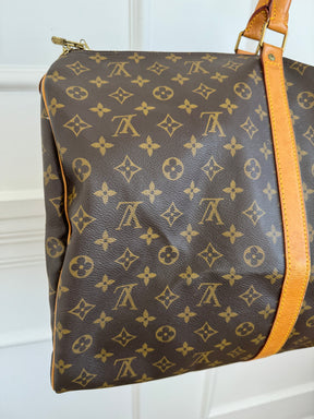 Louis Vuitton Canvas Monogram Keepall 50