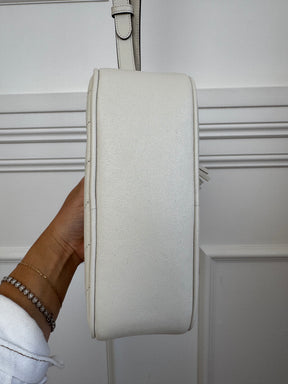 Gucci White Leather Blondie Camera Bag