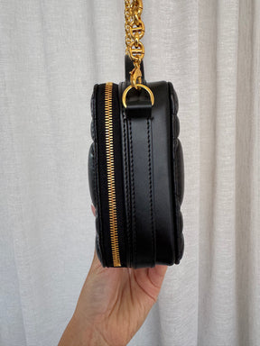 Dior Caro Black Box Bag With Top Handle