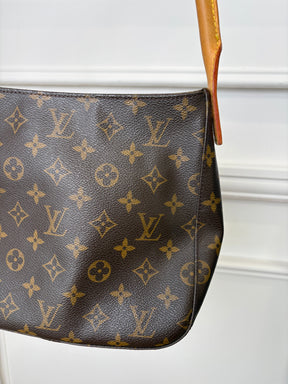 Louis Vuitton Canvas Monogram Looping shoulder Bag