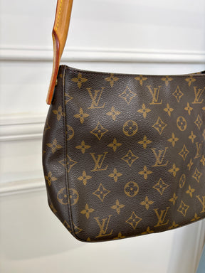 Louis Vuitton Canvas Monogram Looping shoulder Bag