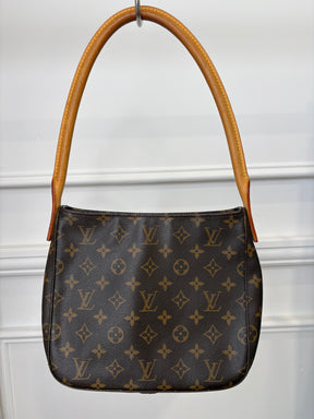 Louis Vuitton Canvas Monogram Looping shoulder Bag
