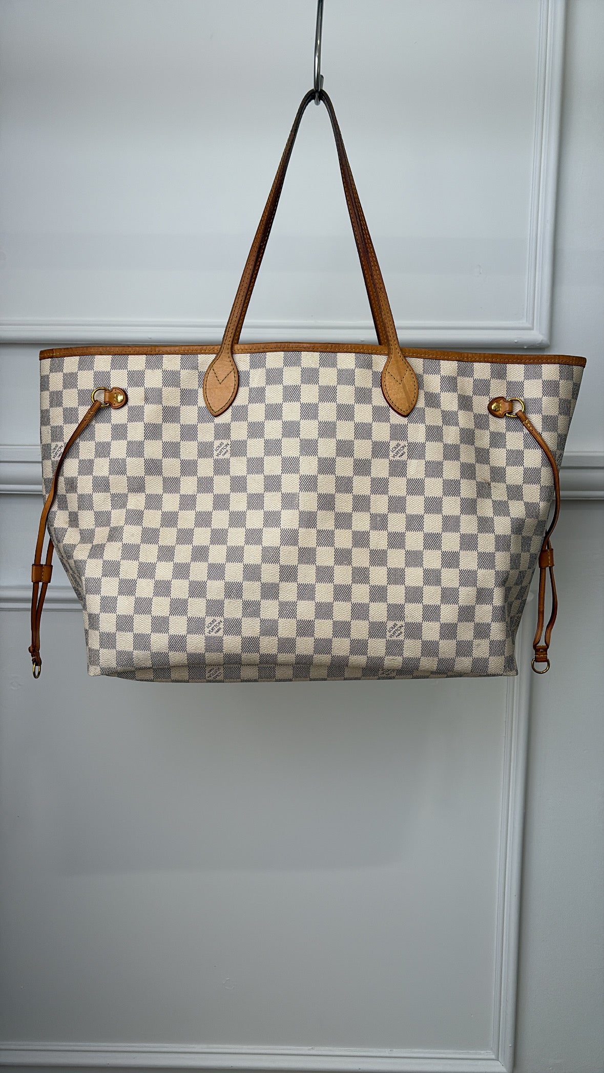 Louis Vuitton Neverfull GM Tote Damier Azur Canvas