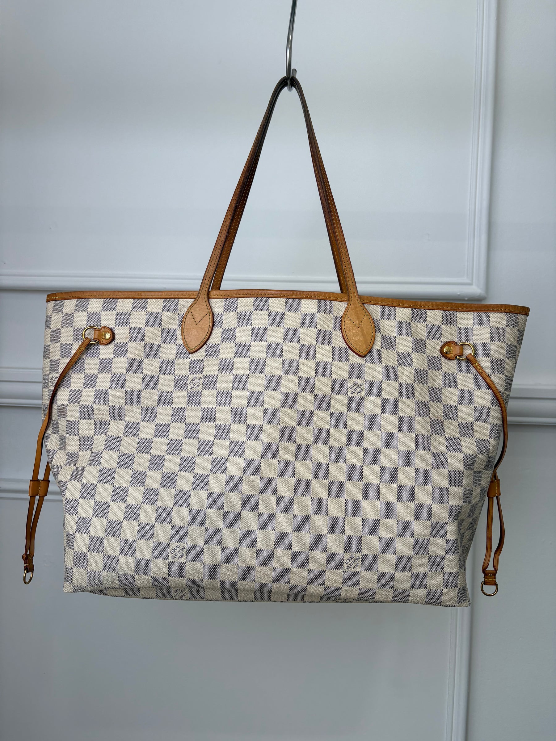Louis Vuitton Neverfull GM Tote Damier Azur Canvas