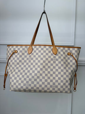Louis Vuitton Neverfull GM Tote Damier Azur Canvas