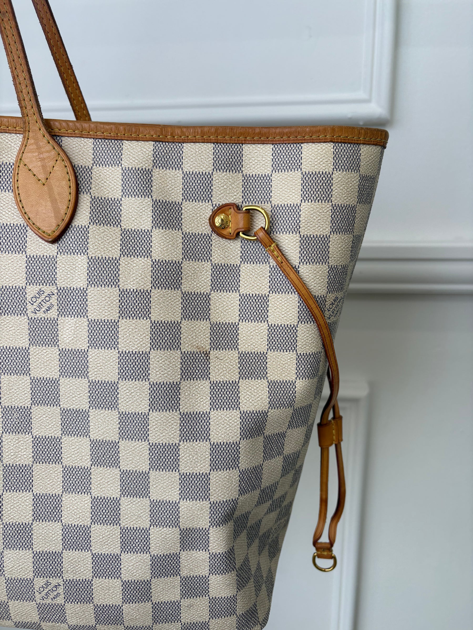 Louis Vuitton Neverfull GM Tote Damier Azur Canvas