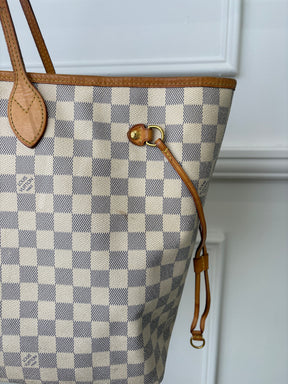 Louis Vuitton Neverfull GM Tote Damier Azur Canvas