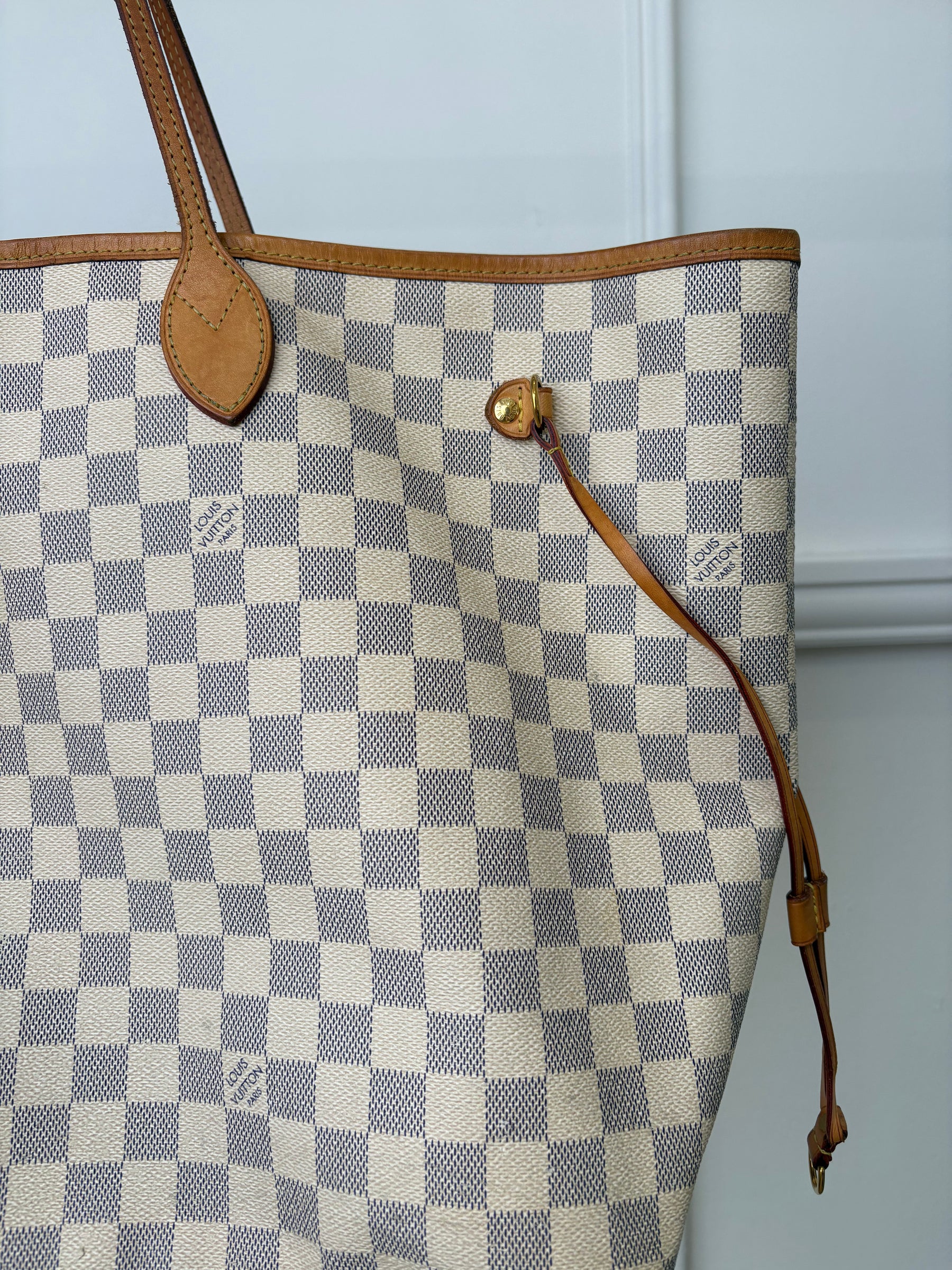 Louis Vuitton Neverfull GM Tote Damier Azur Canvas