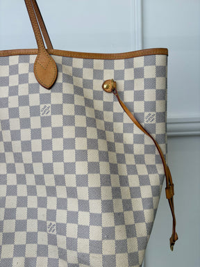 Louis Vuitton Neverfull GM Tote Damier Azur Canvas