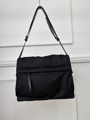 Prada Black Nylon Satchel Shoulder Bag