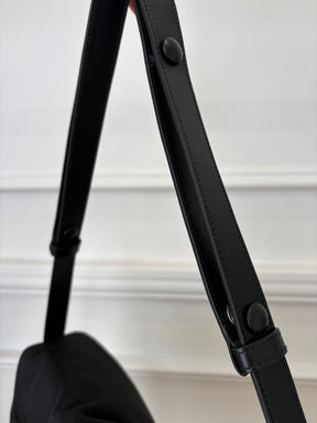 Prada Black Nylon Satchel Shoulder Bag