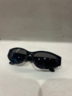 Balenciaga Black All Over Logo Sunglasses