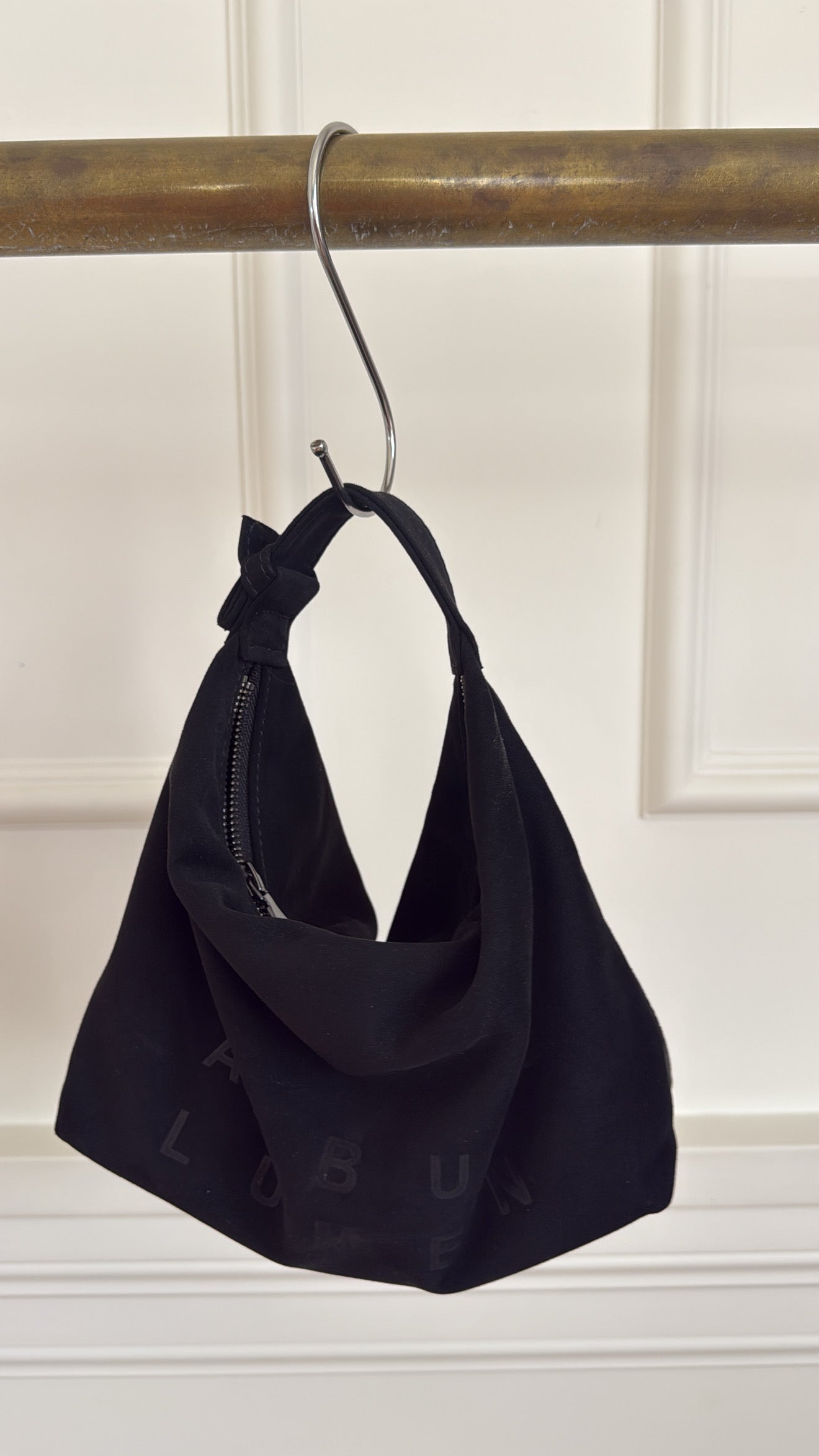 Albus Lumen Cloth Bag With  Logo In Black