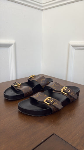Louis Vuitton Bom Dia Mule Monogram Brown, 39