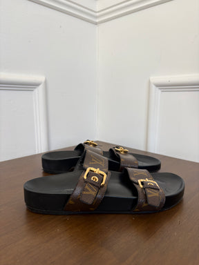 Louis Vuitton Bom Dia Mule Monogram Brown, 39