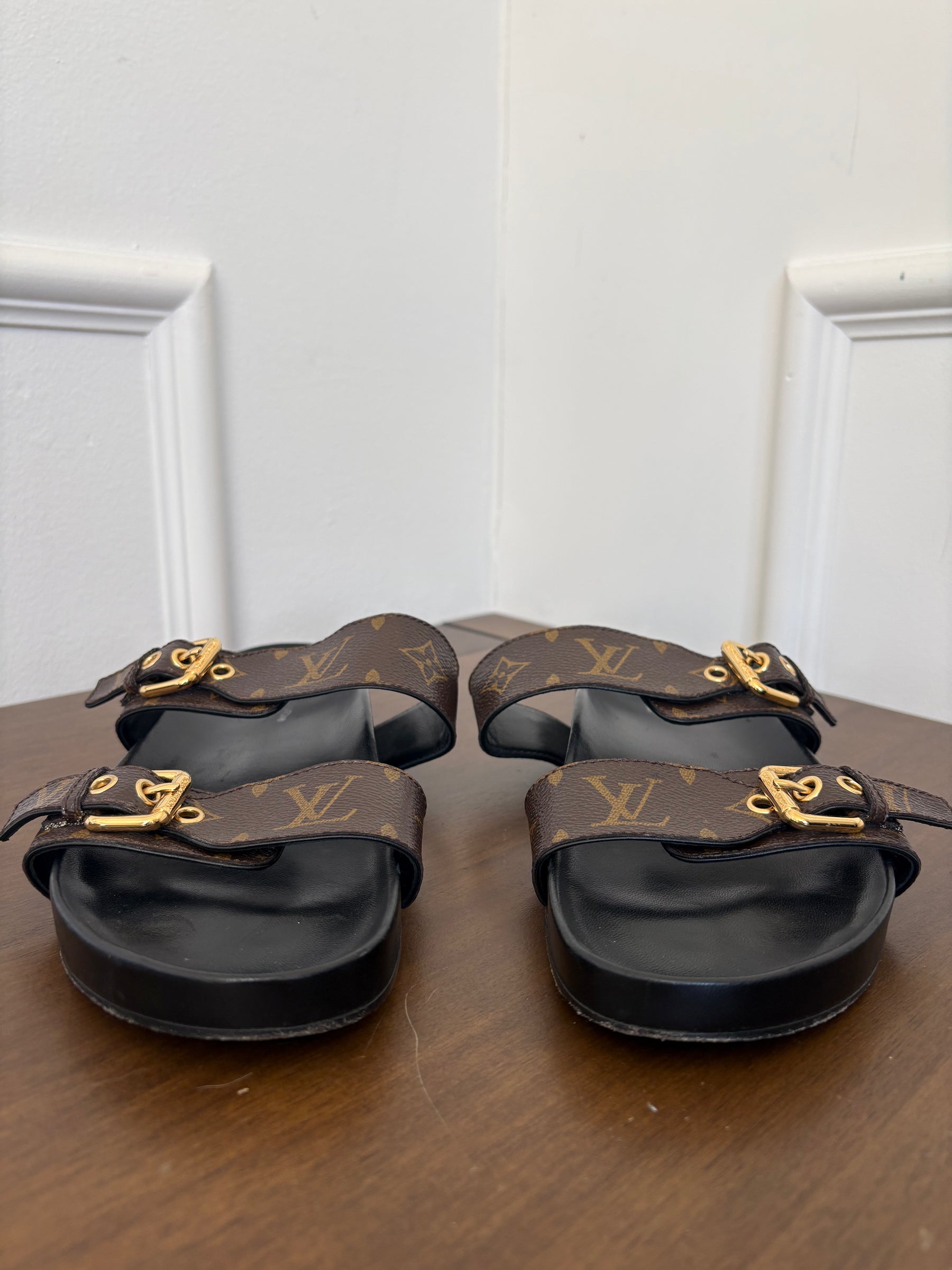 Louis Vuitton Bom Dia Mule Monogram Brown, 39