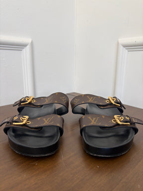 Louis Vuitton Bom Dia Mule Monogram Brown, 39